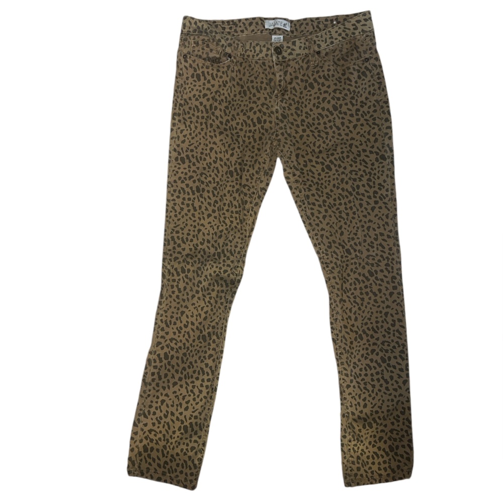 Jalate Jeans Leopard Animal Print Skinny Jeans